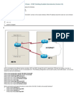 Assessment Introduction - Module 5 Exam - CCNP: Building Scalable