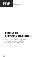 Abitbol, Pablo y Botero, Felipe (2006). Teoría de la elecci´n racional.