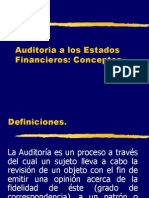 Concepto de Auditoria