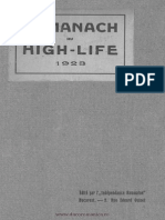 Almanah High Life de LIndependance Roumaine, 1923
