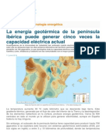Energía Geotérmica en La Península Ibérica