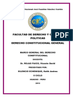 Cuestionario de Derecho Constitucional General II