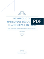 Desarrollo de Habilidades Básicas para El Aprendizaje en Linea