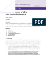 Political Economy of Libya After The Qadhafi Regime: Helpdesk Research Report