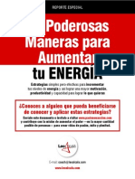 20 Maneras Aumentar Energia