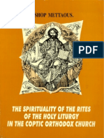 The Spirituality of the Rites of the Holy Liturgy in the Cop