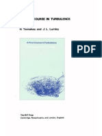 A First Course in Turbulence (Tennekes H., Lumley J.L)