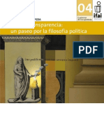 Estado y Transparencia. Un Paseo Por La Filosofia Politica. Juses Rguez. Zepeda. IFAI PDF