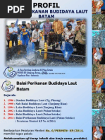 Download Profil Balai Perikanan Budidaya Laut Batam Romi Novriadi by Romi Novriadi SN230887971 doc pdf