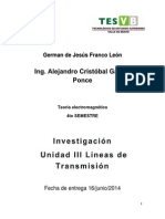 Unidad 3 Líneas de Transmisión