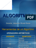 Herramientas de Un Algoritmo