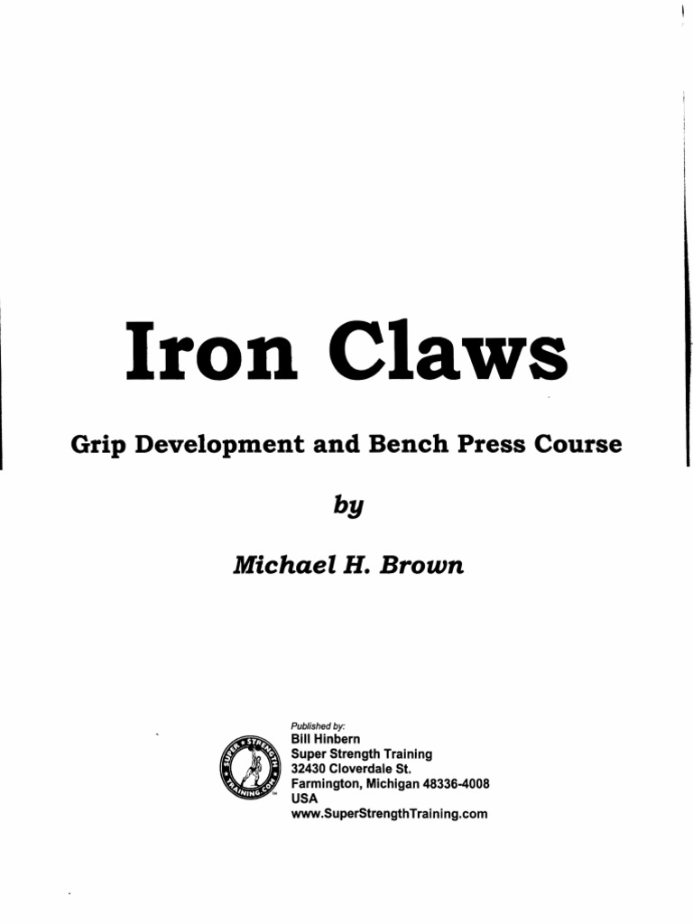 Iron Claws Course Michael H Brown | PDF | Hand | Chiropractic