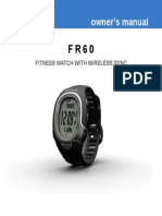 Owner's Manual: Fitness Watch With Wireless Sync