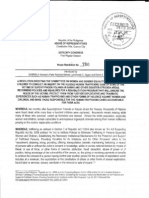 HR780 - Inquiry Into Human Trafficking in Yolanda-Stricken Areas & Rehabilitation of Affected