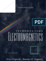 Introductory Electromagnetics Z. Popovic B. Popovic
