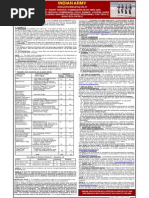 Notification Indian Army 44th SSC Tech Men 15th SSC Tech Women Course