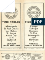 CGW Public Timetable Mar 01 1941