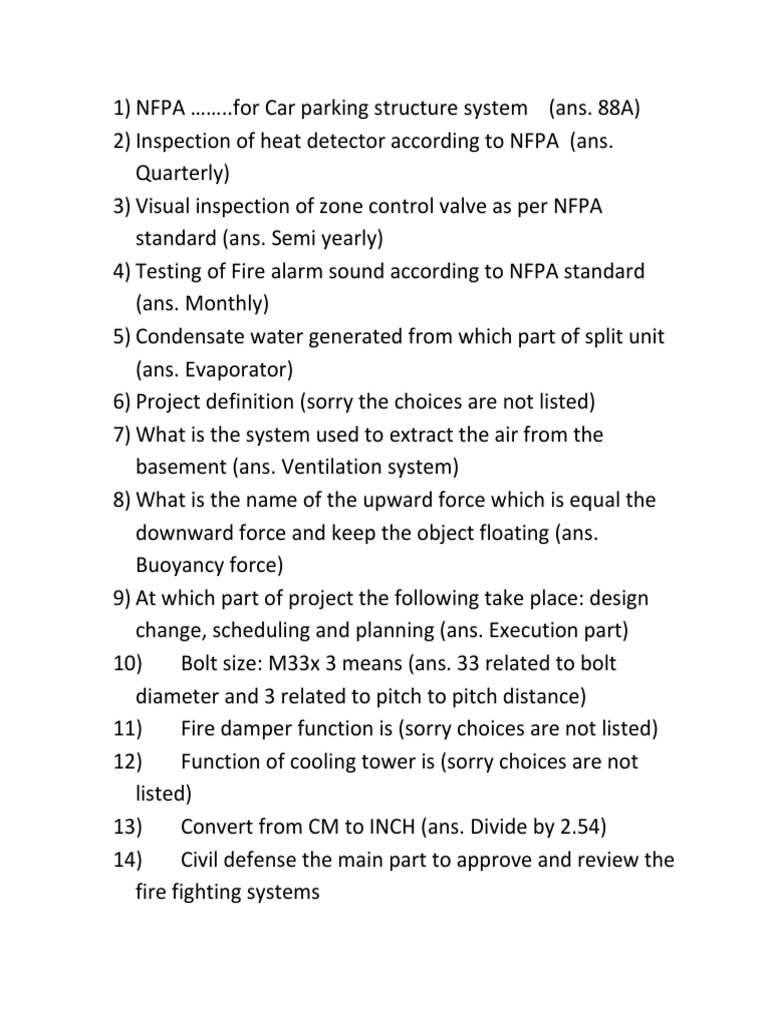 NFPA 88A Compliance for Fire Safety | PDF | Computers | Technology ...