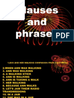 Clauses and phrases