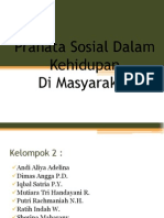 Pranata Sosial Dalam Kehidupan