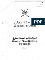 OMAN General Specification for for Roads