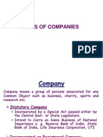 Types of Companies