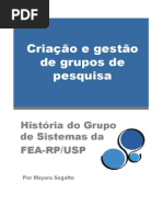Criação e gestão de grupos de pesquisa