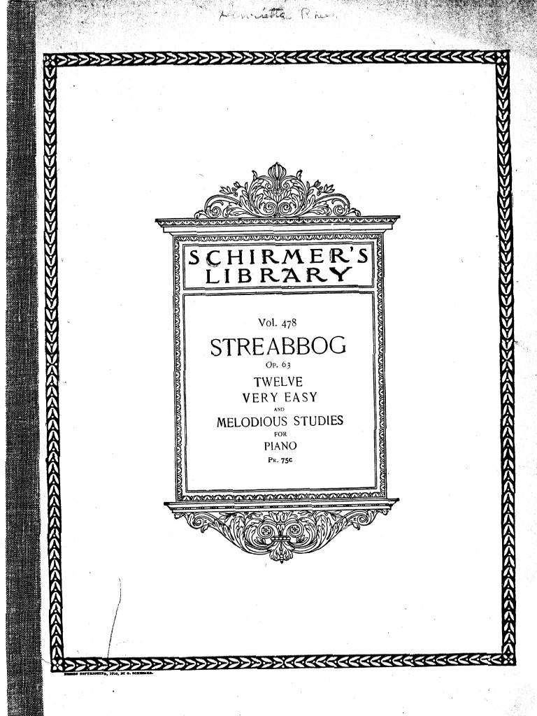 Jean-Louis Streabbog - 12 Easy Pieces | PDF