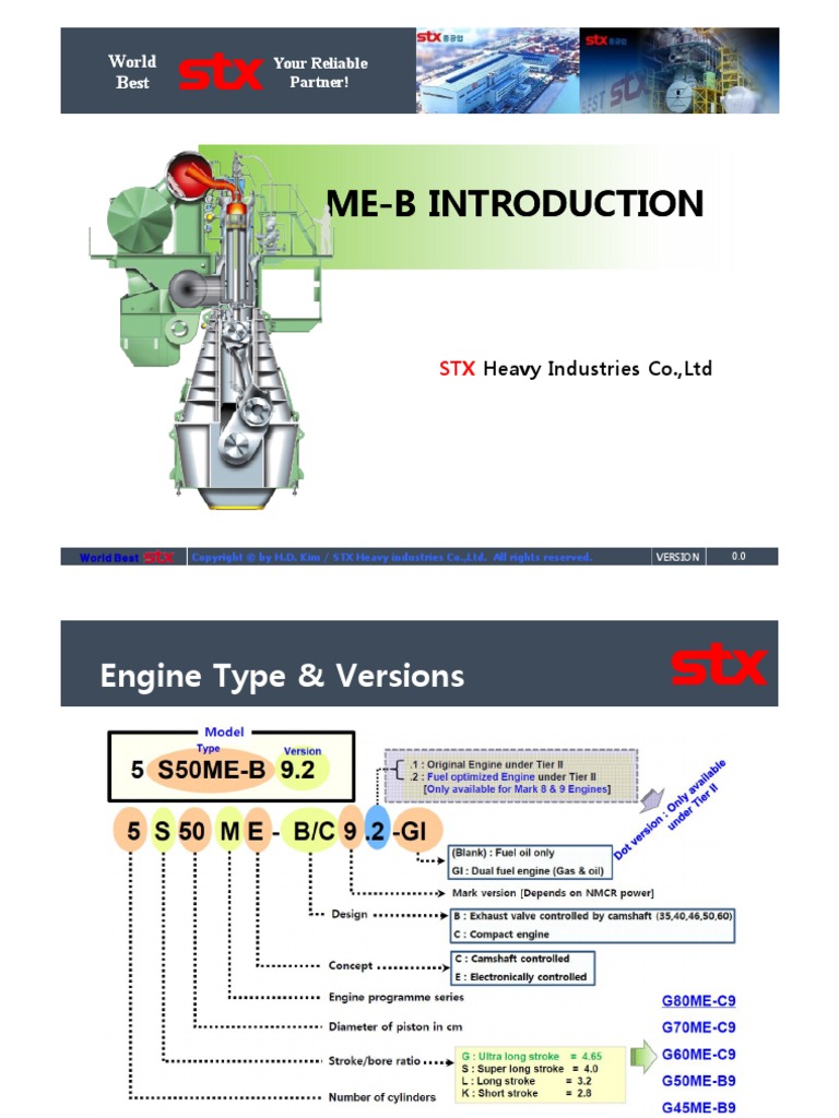 Me-b Mop Operating 발표자료 - english Ver.5.1 | PDF | Fuel Oil | Screw