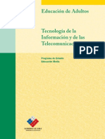 Tecnologia de La Informacion y de Las Telecomunicaciones Media Adultos