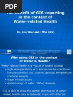 The Benefit of GIS-reporting in The Context of Water-Related Health