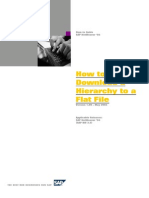 How to Download a Hierarchy to a Flat File