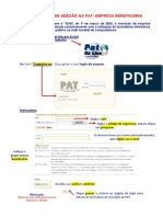 Passo A Passo para o Preenchimento Do Formulário de Inscrição No PAT - EMPRESA BENEFICIÁRIA