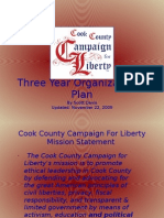 Cook County C4LThree Year Organizational Plan - 11-22-09