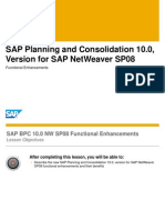 Functional Enhancements Sp8