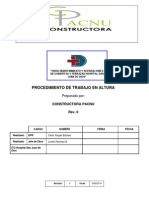 Procedimiento Trabajo en Altura Cpacnu