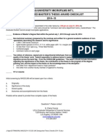CGS UMI Distinguished Thesis Checklist 2014-15