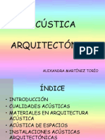 Acústica arquitectónica: materiales y cualidades del sonido