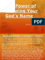 The Power of Knowing Your God's Name