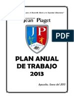 Plan Anual de Trabajo 2013