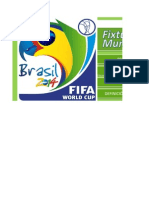 Fixture Mundial Brasil 2014