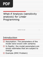 Sensitivity Analysis