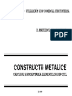 Constructii Metalice - Notiuni Elementare