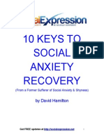 10 Keys To Social Anxiety Recovery DG