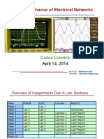 Dynamic Behavior of Electrical Networks 