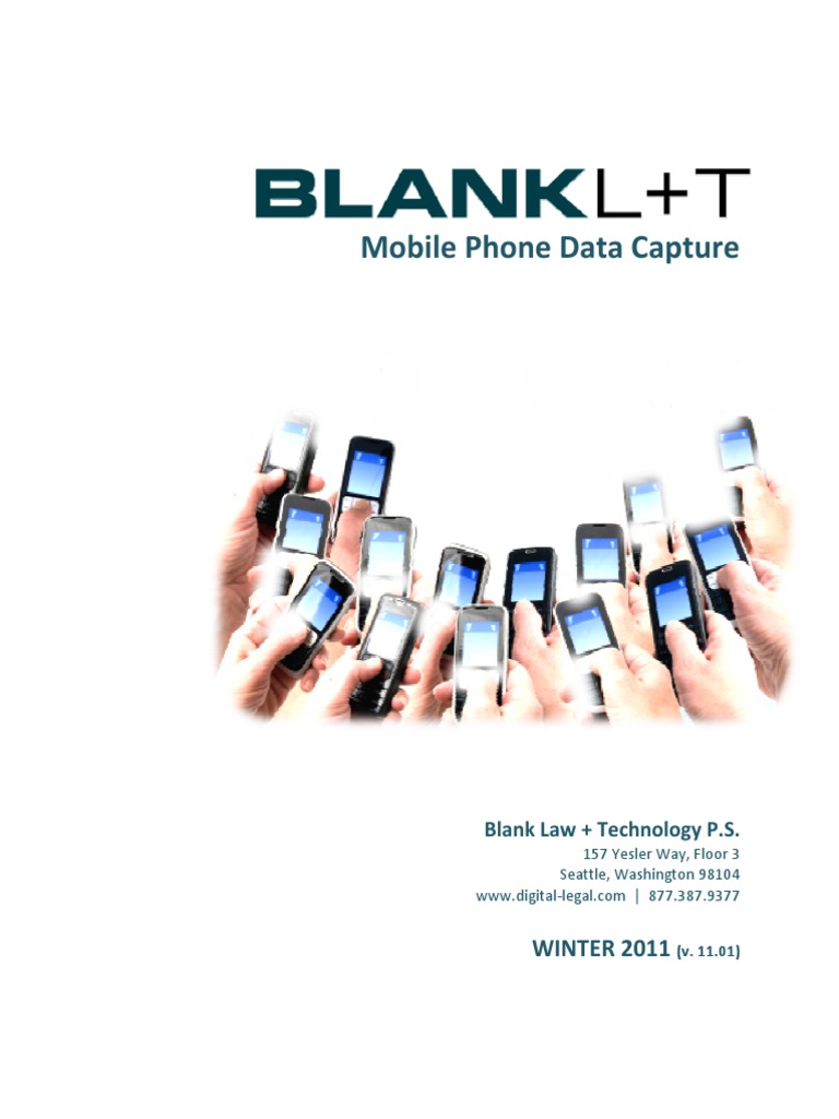 Mobile Phone Data Capture Insights | PDF | Computer Forensics | Mobile ...