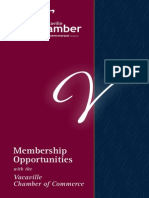Vacaville Chamber of Commerce Membership Opportunities