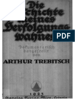 Strahlenfolter Stalking - (1880-1927) Arthur Trebitsch - Die Geschichte Meines Verfolgungswahnes (1923)