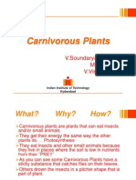 IIT Hyderabad Carnivorous Plants Types Traps