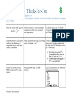 Tic-Tac-Toe Foundations 11 - Finance